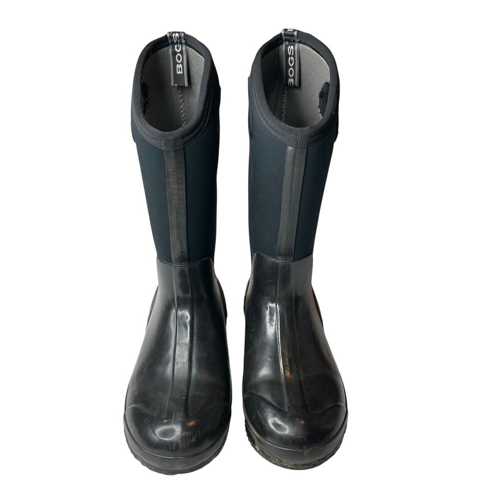 Bogs Classic High HA Black Waterproof Insulated Winter Rain Boots Womens 10 - Picture 2 of 8
